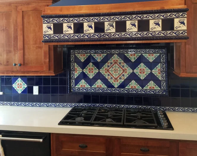 wooden style cooking area